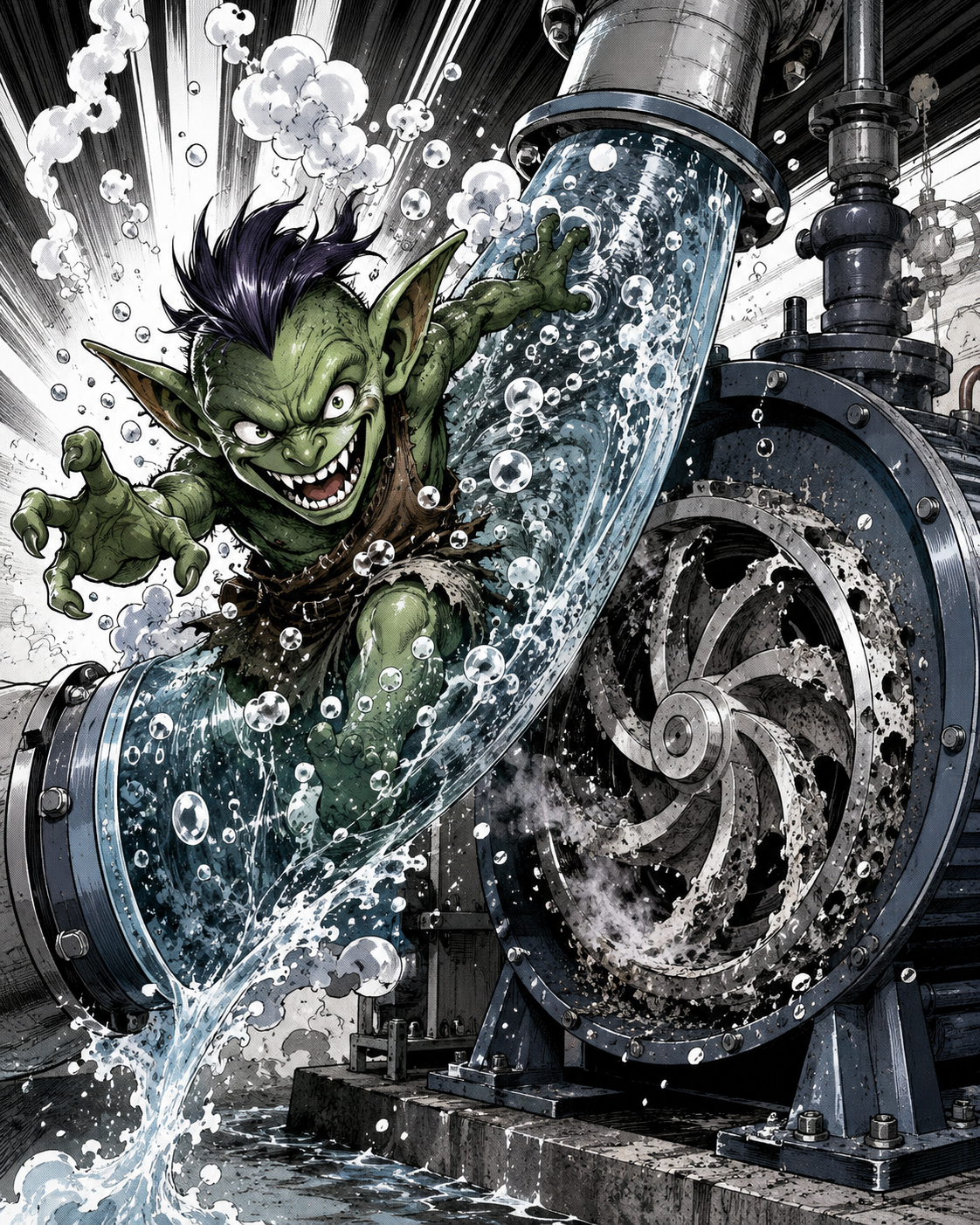 Cavitation Goblin hiding in a pump suction line